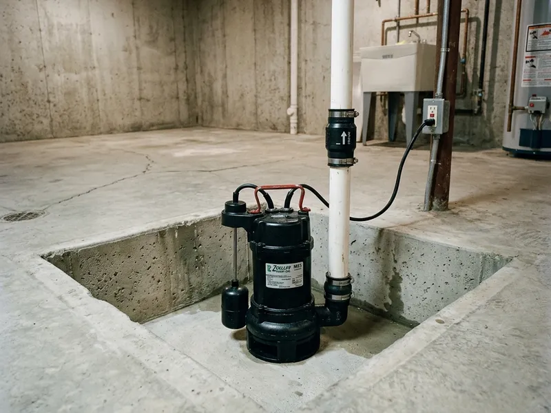 Sump Pump Installation Plumber in Redmon, IL